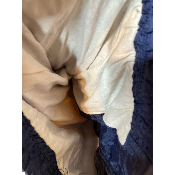 Vintage 80's Center Aisle Celestial Sun And Moon Windbreaker Jacket Blue Pop Art - Picture 7 of 9